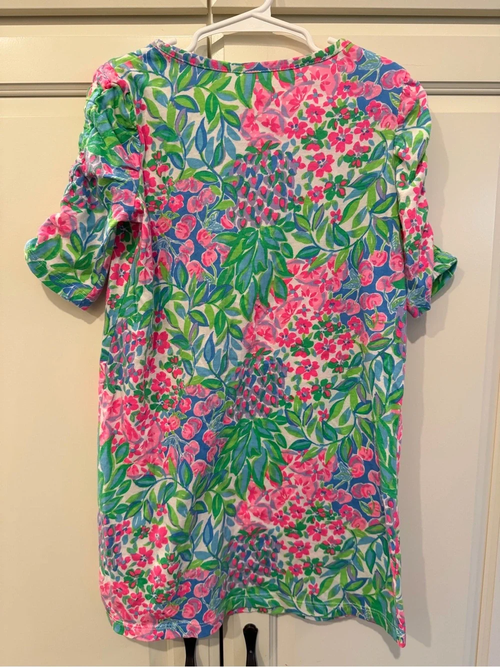 Lilly Pulitzer girls mini belden dress in multi a cherry on top size 6-7